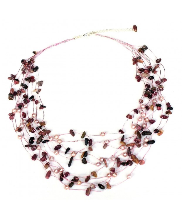 NOVICA Cultured Freshwater Tourmaline Necklace