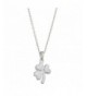 S44397 Shamrock Pendant Sterling Silver