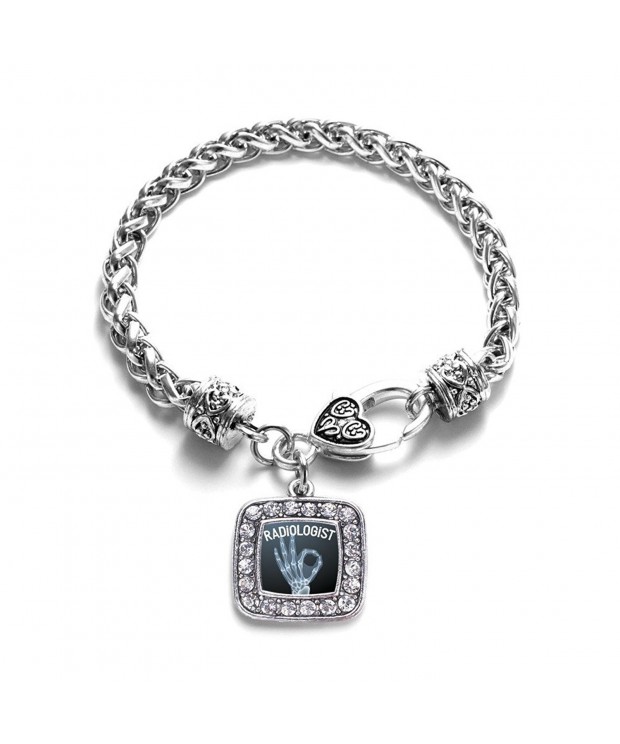 Radiologist Classic Silver Crystal Bracelet