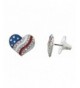 Lux Accessories Americana American Earrings
