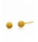 10k Laser Ball Stud Earrings