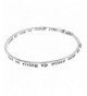 Greatest Inspirational Engraved Bangle Bracelet