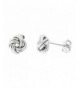 Sterling Silver Rhodium Textured Earrings