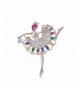 Elegant Jewelry Gold tone Ballerina Brooches