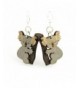 Green Tree Koala Earrings