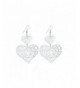 Dangle Double Heart Drop Earrings