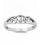 Celtic Claddagh Promise Sterling Silver