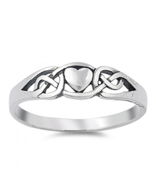 Celtic Claddagh Promise Sterling Silver