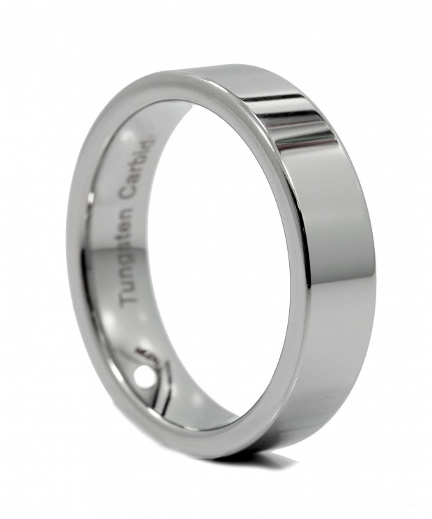 MJ Tungsten Carbide Wedding Polished