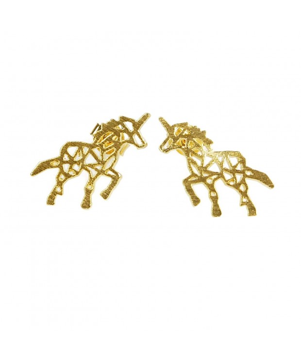 Cuple Animal Unicorn Earrings Girls