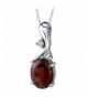 Illuminating Sophistication Sterling Rhodium Pendant