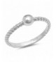 Rope Fashion Sterling Silver RNG16025 2 5