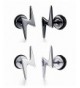 BODYA Earrings Collections Lightning Screw back