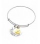 Pendants Sister Expandable Bangle Bracelet