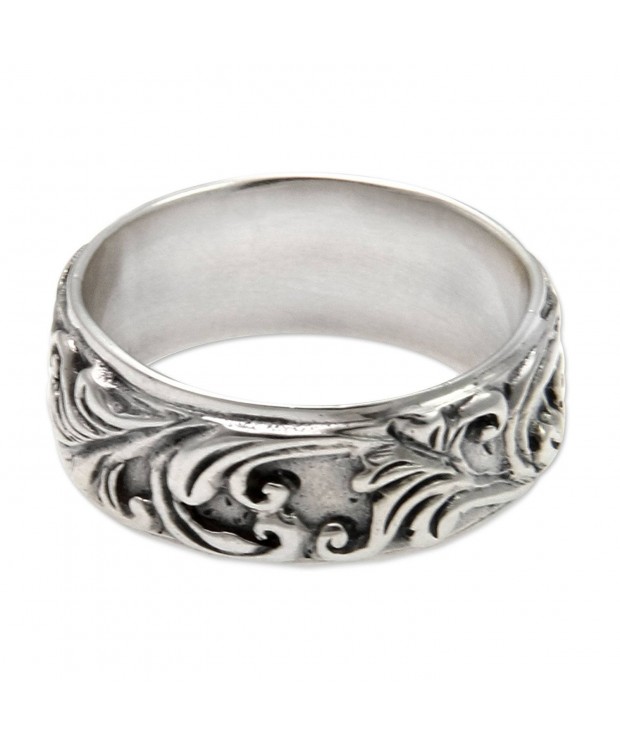 NOVICA Sterling Silver Flourishing Foliage