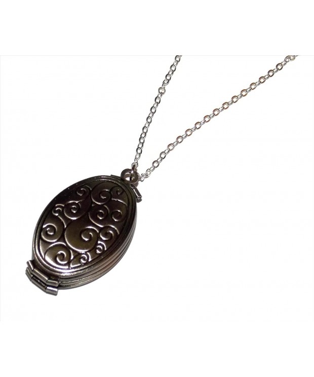 Four Fold Photo Locket Necklace