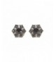 AP C050415 ear 002 Onyx Hexagon Studs