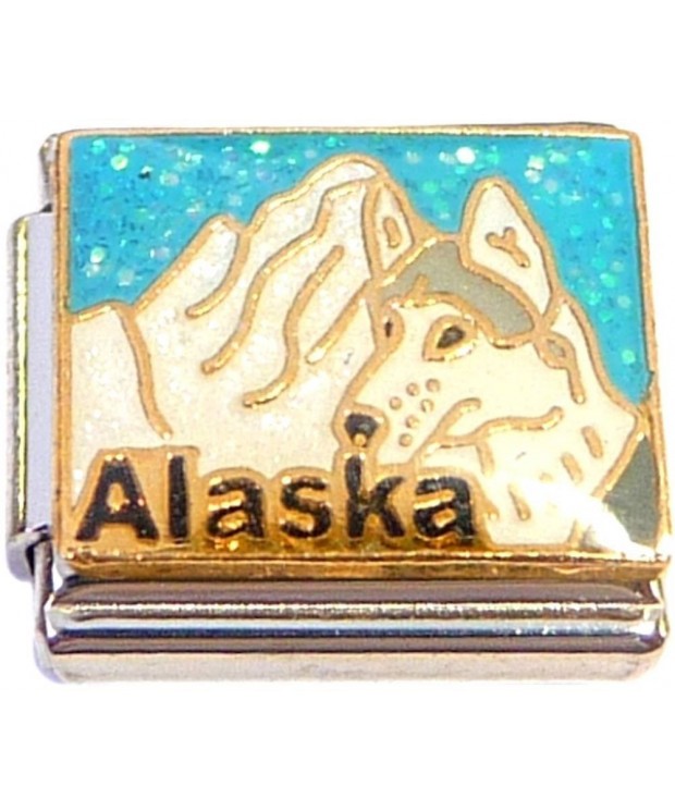 Alaska Light Blue Italian Charm