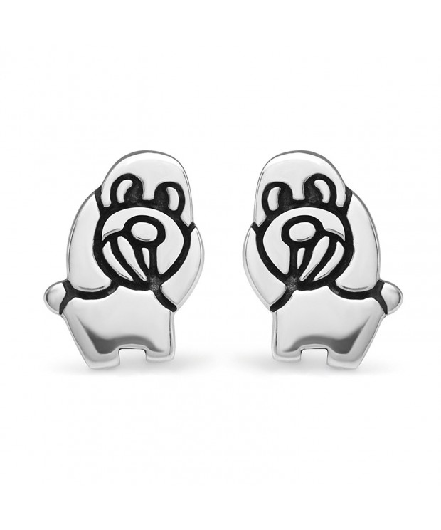 Sterling Silver Little Cartoon Earrings