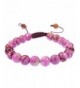 Magenta Gemstone Bracelet Healing Protection