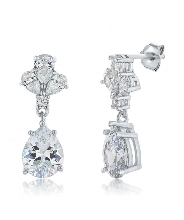 Montage Jewelry Sterling Zirconia Earrings