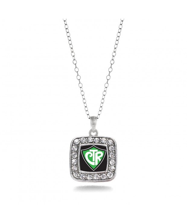 Classic Silver Plated Crystal Necklace