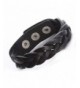 Leather Bracelet Braided Wristband Jewelry