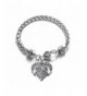 Bracelet Silver Plated Lobster Crystal