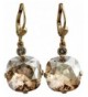 Catherine Popesco Goldtone Earrings Champagne