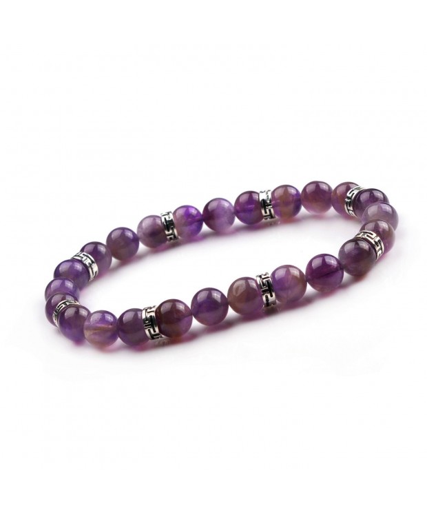 Couples Bracelets Boyfriend Girlfriend Amethyst