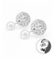 Sterling Synthetic Crystal Earrings earrings