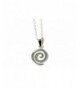 Spiral Pendant Necklace Sterling Ireland