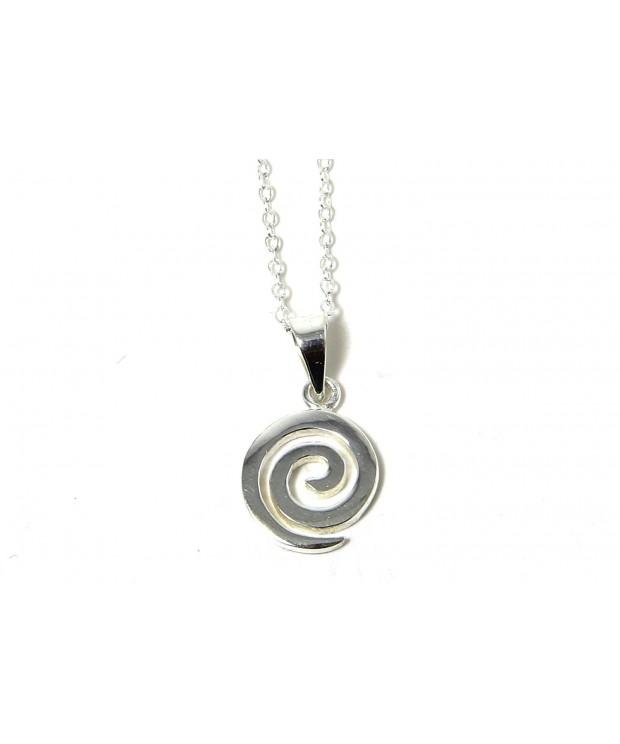 Spiral Pendant Necklace Sterling Ireland