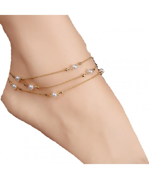 VIASA Fashion Tassel Sequins Anklet