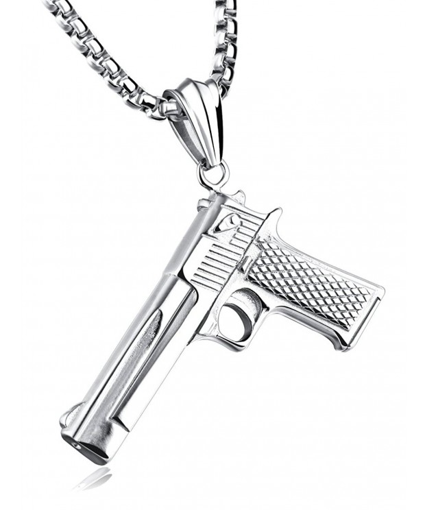 Pistol Necklace Pendant Fashion Titanium