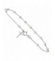 Sterling Silver Beads Rosary Bracelet