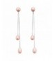 Stunning Cultured Freshwater Sterling Earrings