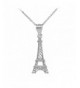 Sterling Silver Eiffel Pendant Necklace