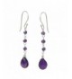 NOVICA Sterling Amethyst Teardrop Waterfall