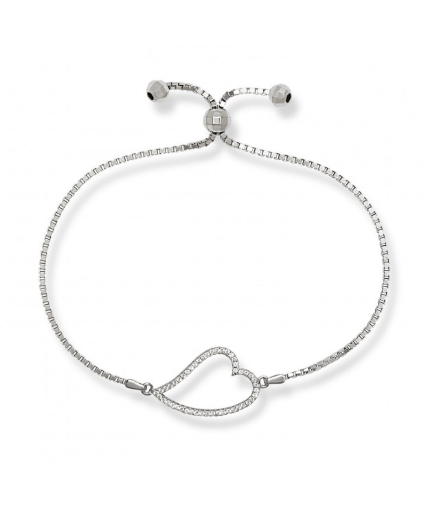 Sterling Silver Italian Adjustable Bracelet