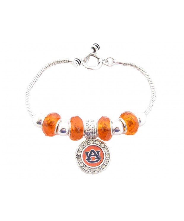 Auburn Tigers Orange Bracelet Jewelry
