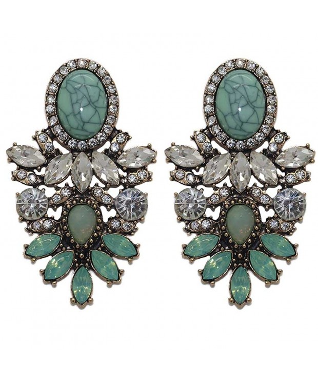 Bohemian Ethnic Statement Crystal Earrings