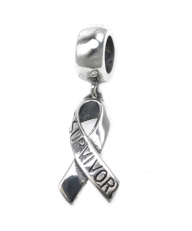 Sterling Silver Awareness Survivor European style