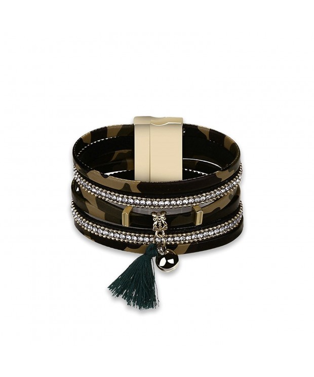 Daesar Leather Bracelet Camouflage Pattern