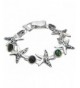 Starfish Green Abalone Tennis Bracelet