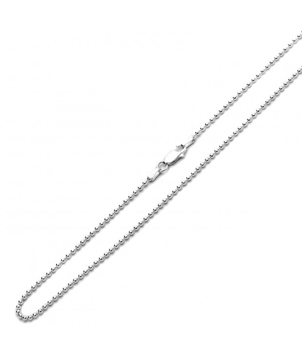 Sterling Silver 1 8mm Italian Necklace