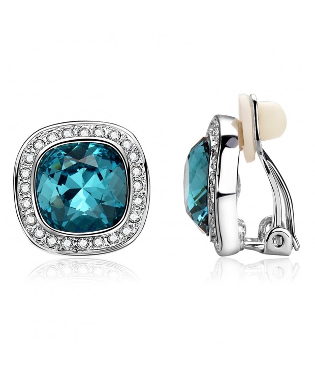 AllenCOCO Zirconia Earrings Swarovski elements