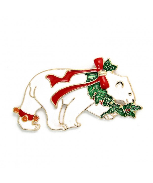 Christmas Brooch Lovely Polar Holiday