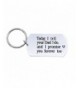 Today Tell Promise Forever Keychain