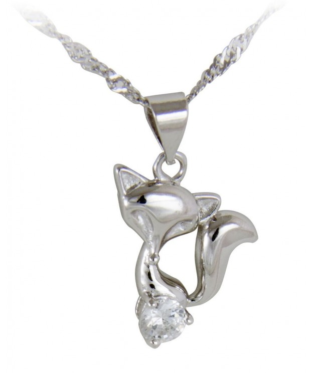 Little Necklace Zirconia Sterling Silver